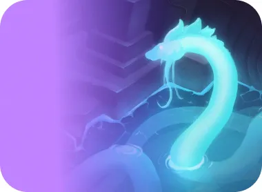 Рисунок голубого дракона