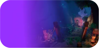 Арт моста в мультяшном стиле