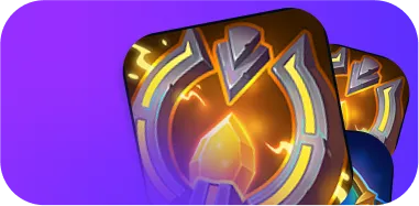 Жёлтый кристалл в молниях