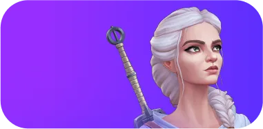 Рисунок девушки-воительницы